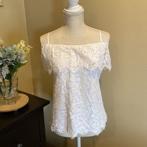 No Boundaries Lace Off Shoulder Blouse